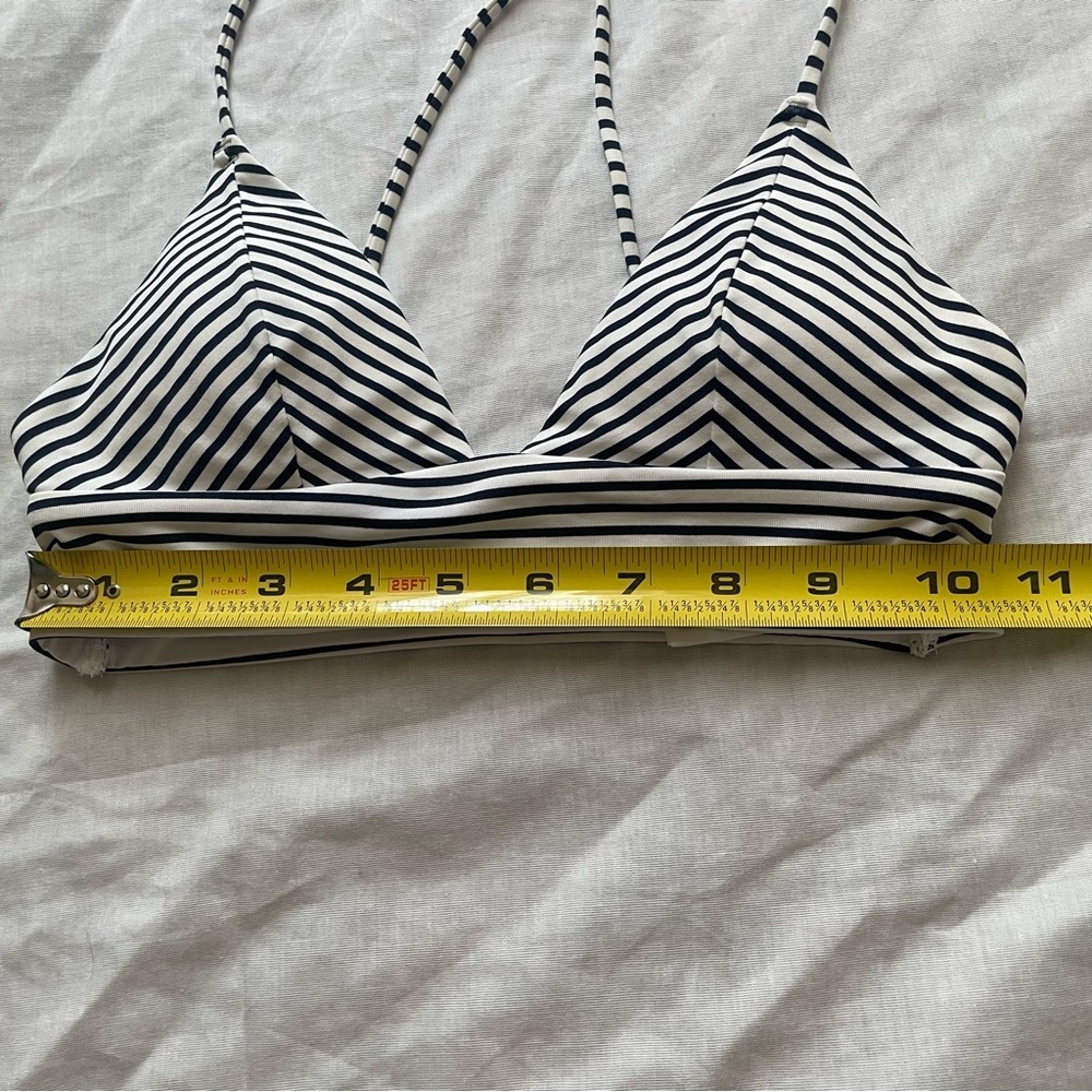 Blue and White Nautical Striped Bikini, 4 - Picture 4 of 4